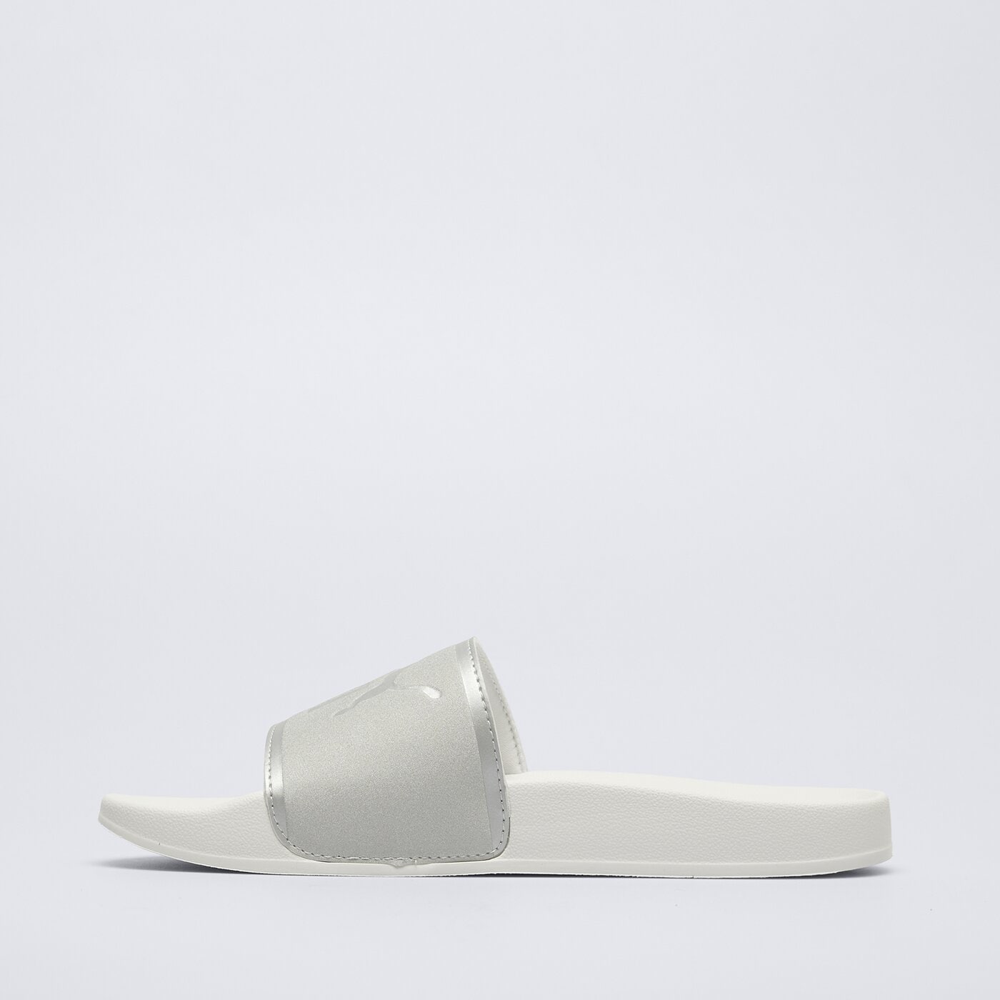 Klapki damskie PUMA LEADCAT 2.0 AQUA METALLICS 40170701 kolor srebrny