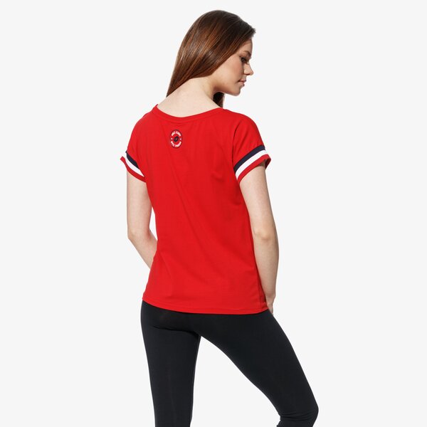 Koszulka damska LOTTO T-SHIRT SS FAIRPLAY lo18tsd43001 kolor czerwony