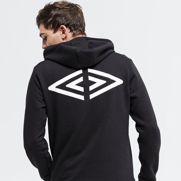 Bluza męska UMBRO BLUZA Z KAPTUREM BAGRAT ul39blm18002 kolor czarny