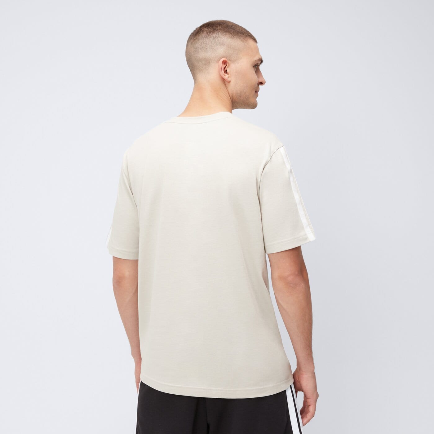 Koszulka męska ADIDAS T-SHIRT M 3S SJ T B jw1955 kolor beżowy