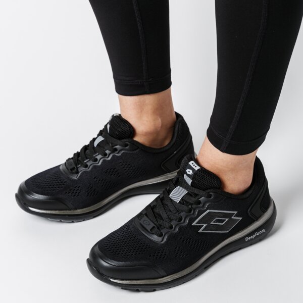 Buty sportowe damskie LOTTO CITYRIDE SUMMER AMF W t4068 kolor czarny