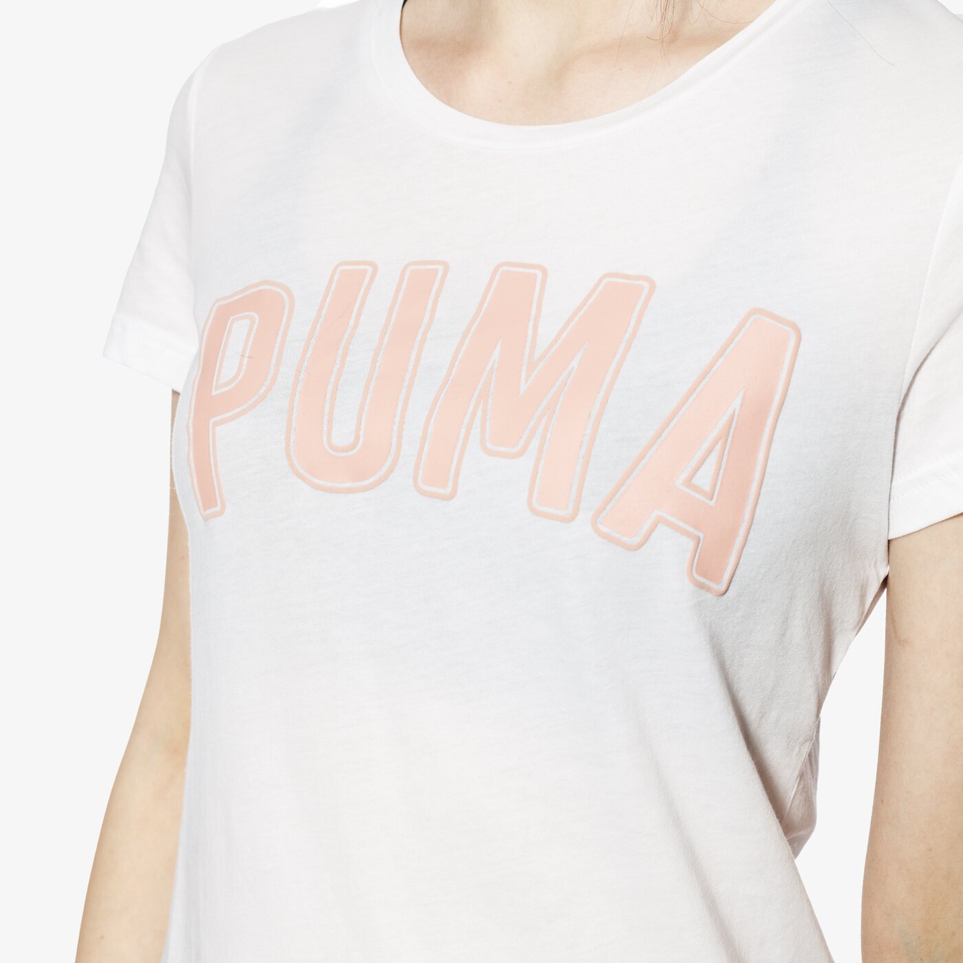 Koszulka damska PUMA T-SHIRT SS ATHLETIC 85014703 kolor biały