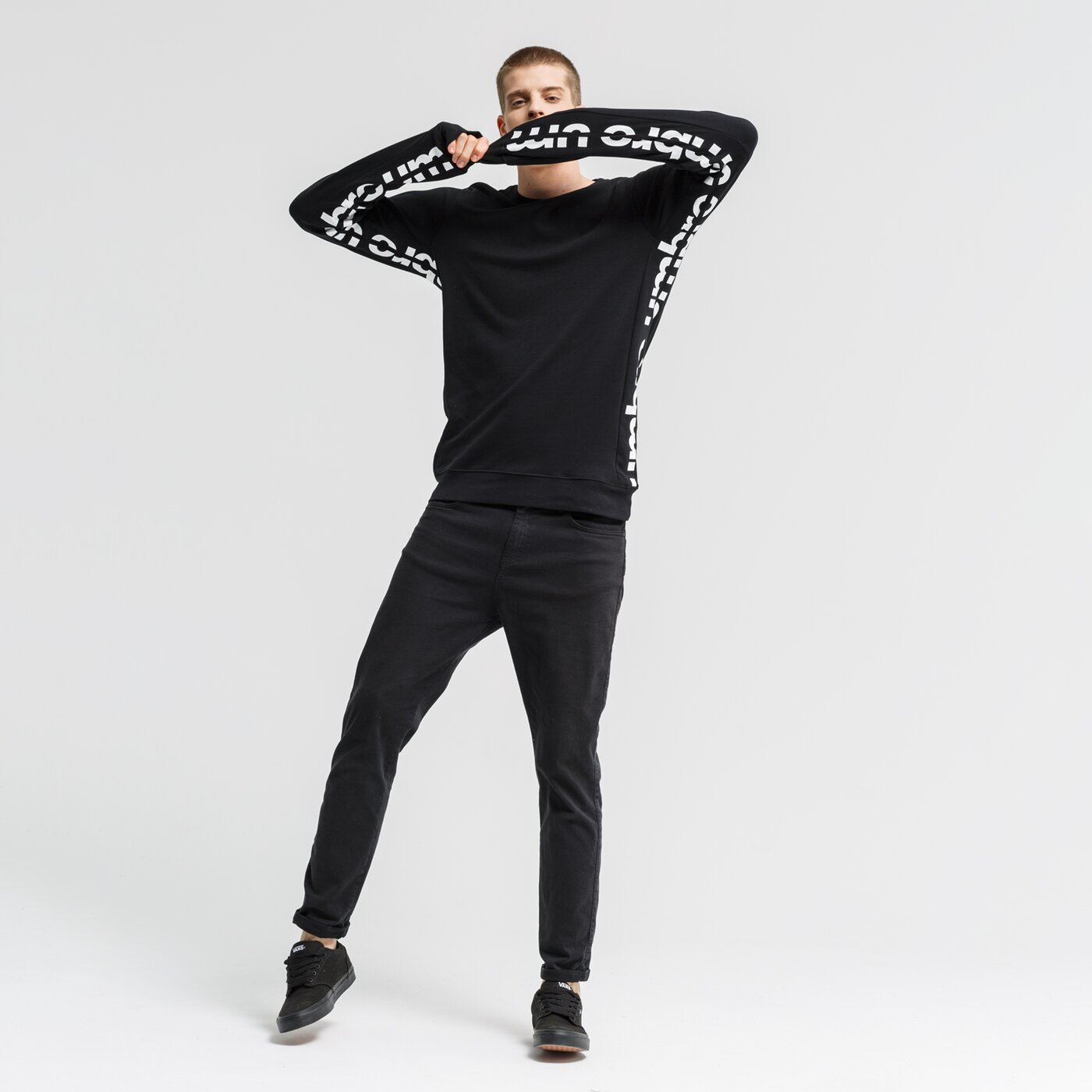 Bluza męska UMBRO BLUZA ALLAN ul39blm12001 kolor czarny