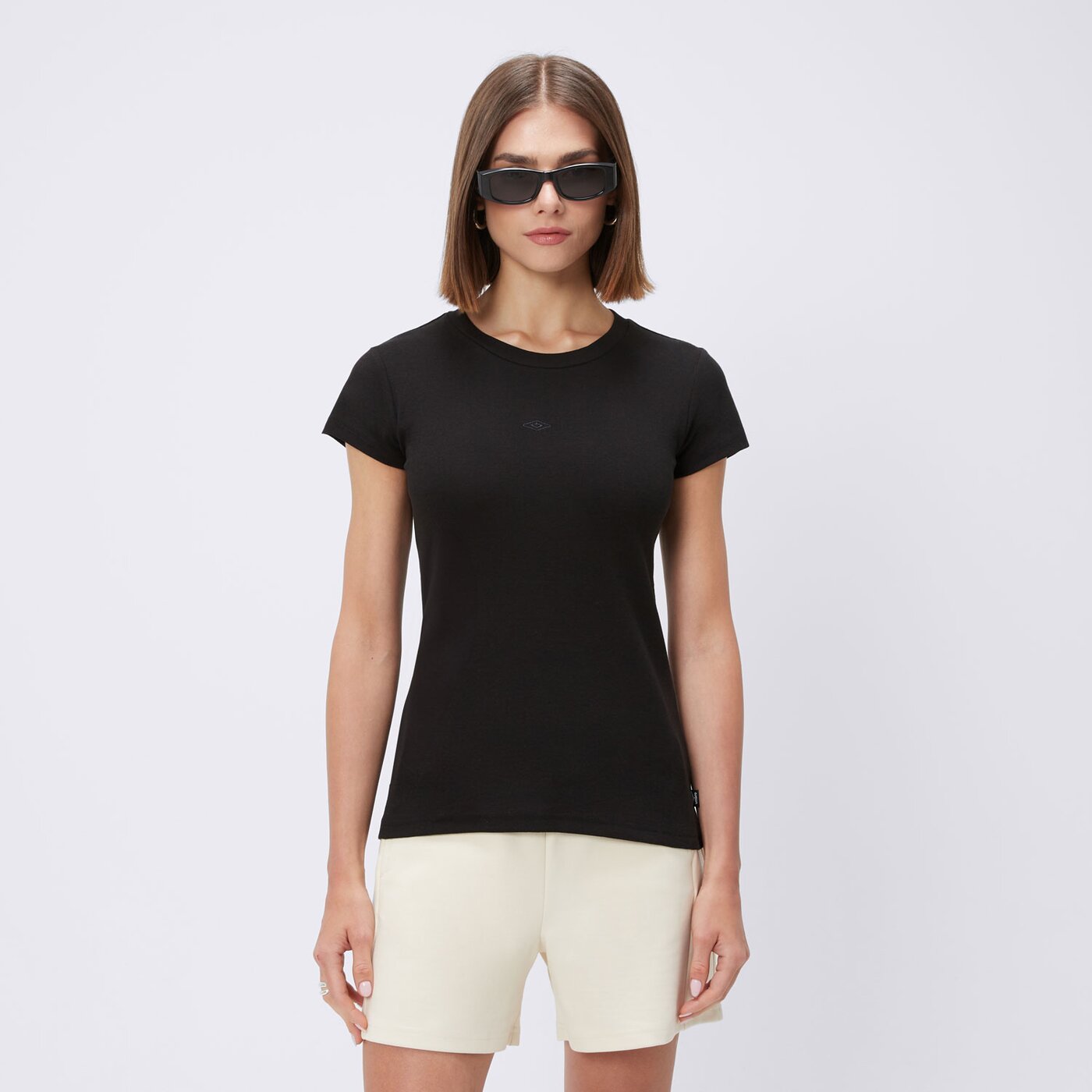 Koszulka damska UMBRO T-SHIRT EMBROIDERY ul125tsd80002 kolor czarny