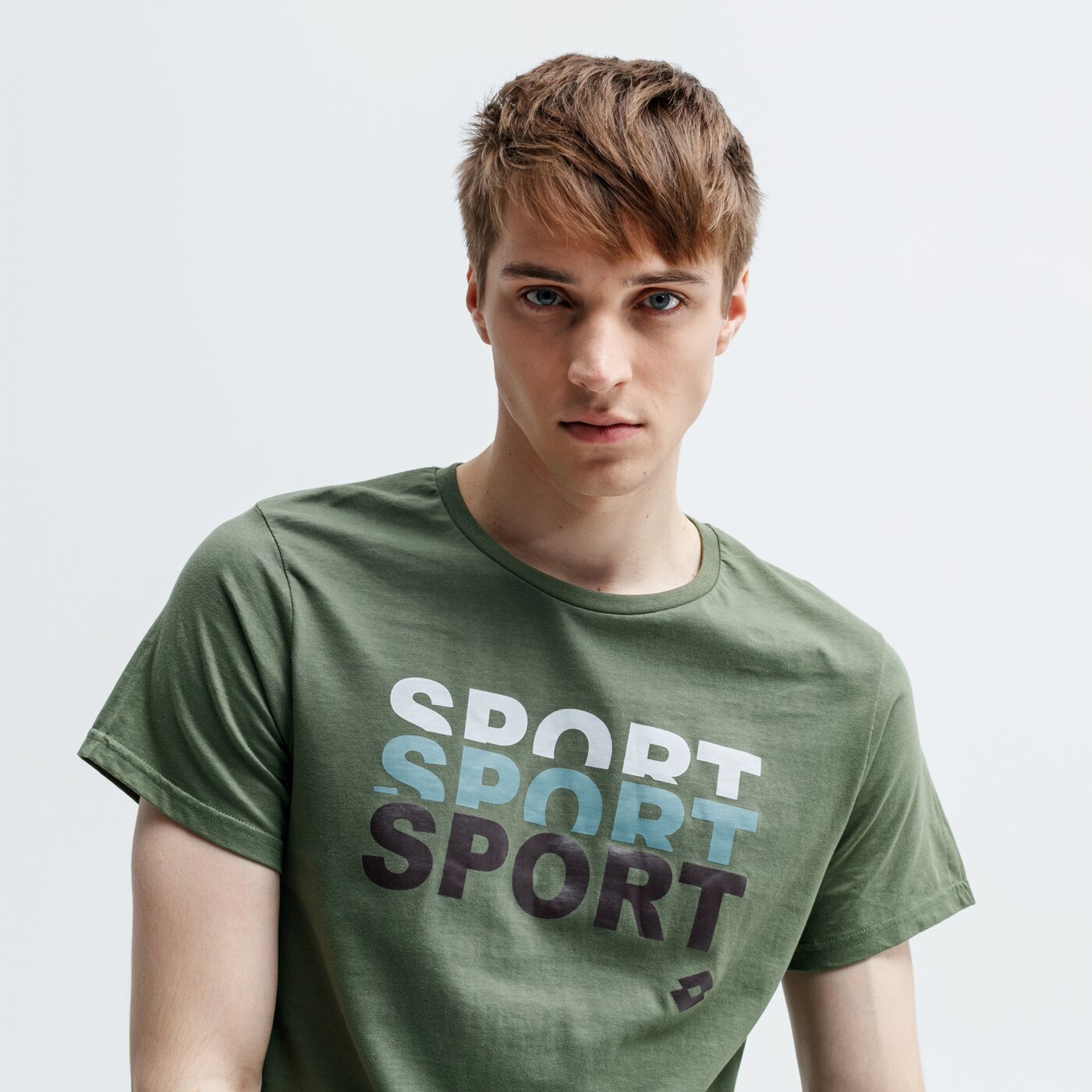 Koszulka męska LOTTO T-SHIRT EMILIANO lo39tsm43001 kolor khaki