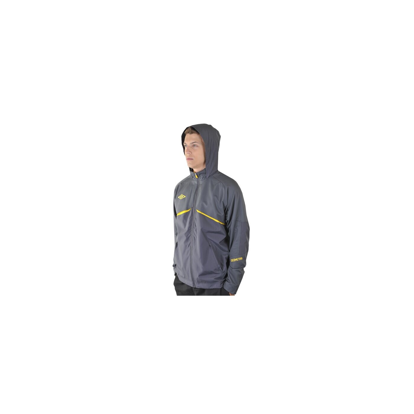 Kurtka przejściowa męska UMBRO KURTKA GEOMETRA SHOWER JACKET 60809uzow kolor szary