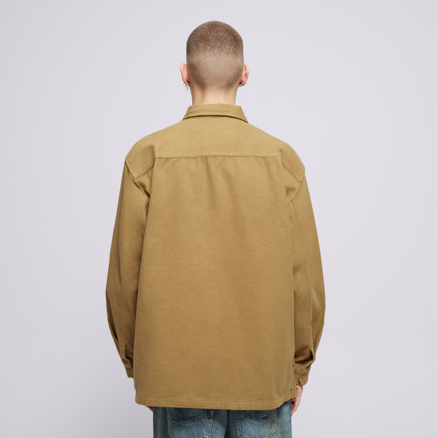 Kurtka zimowa męska VANS KURTKA COLEGROVE SHACKET vn000jvbcuq kolor brązowy