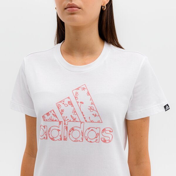 Koszulka damska ADIDAS T-SHIRT W OUTLFLORAL GT gl1031 kolor biały
