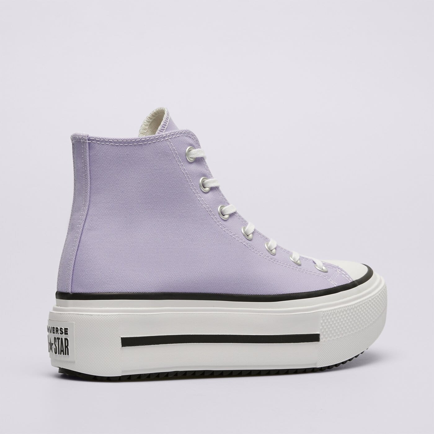 Buty sportowe damskie CONVERSE CHUCK TAYLOR ALL STAR LIFT DOUBLE STACK a15206c kolor fioletowy