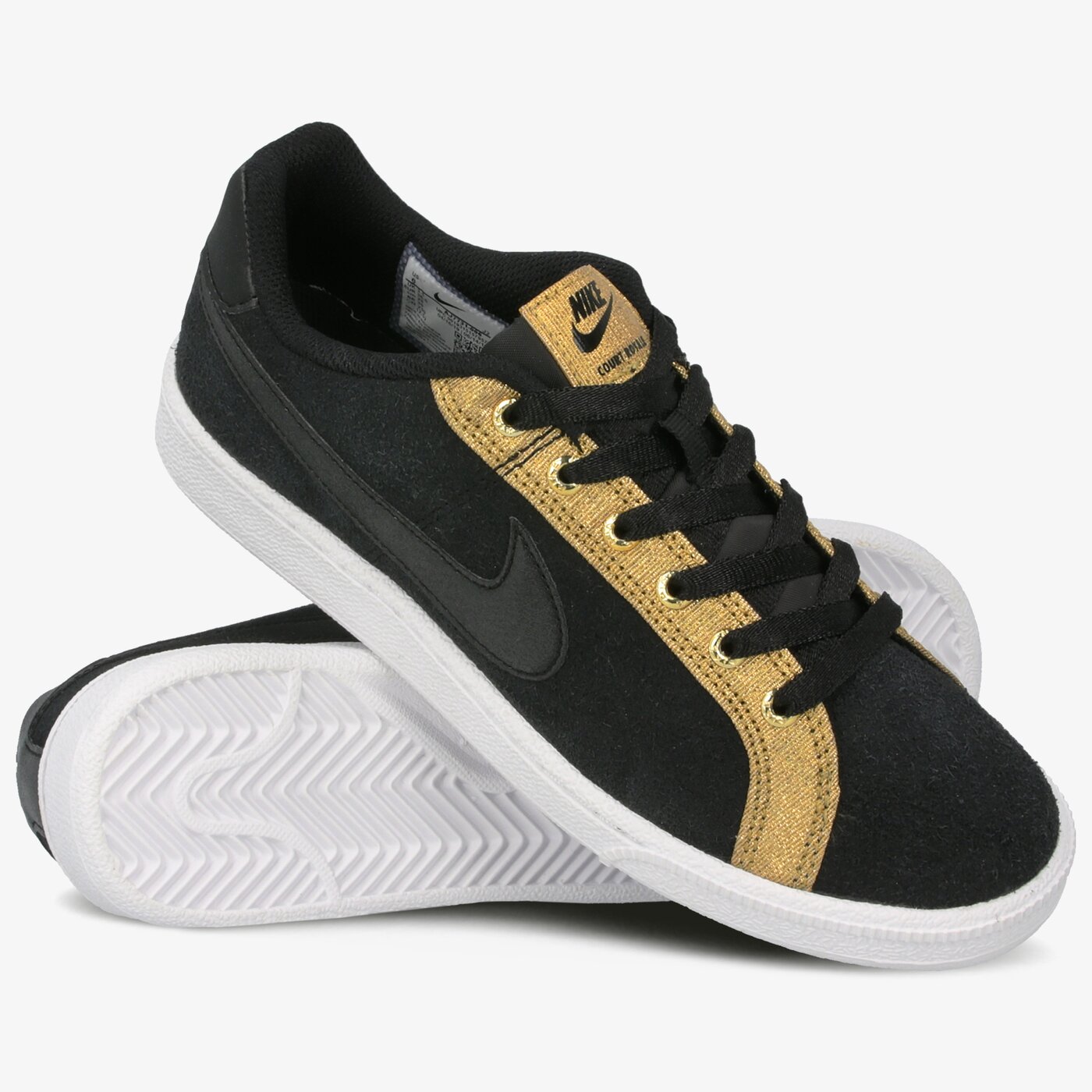 Buty sportowe damskie NIKE COURT ROYALE PREMIUM aj7731-006 kolor czarny
