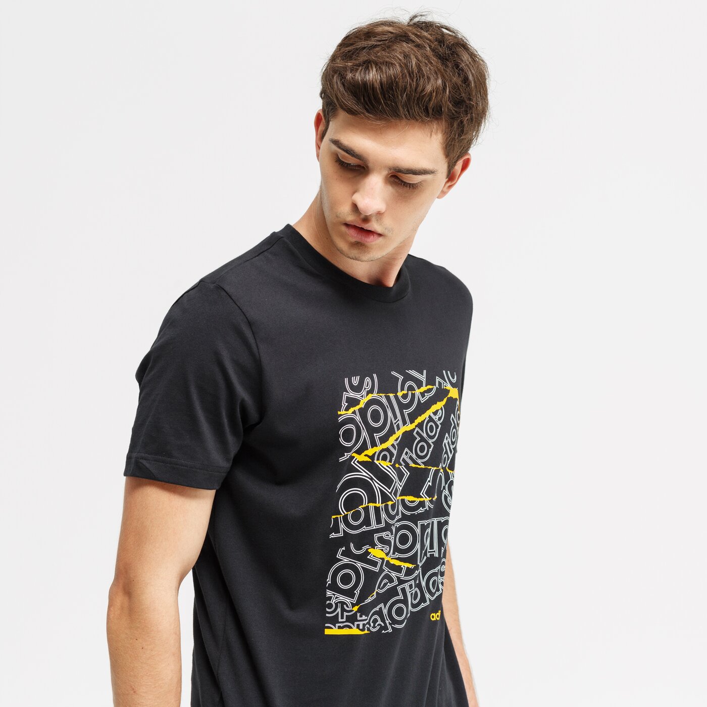 Koszulka męska ADIDAS T-SHIRT SS M BG GRFX T ei4590 kolor czarny