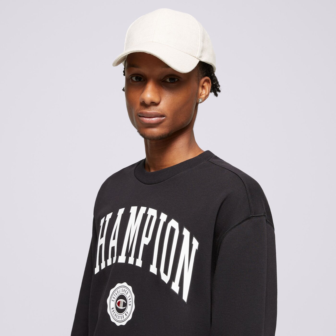 Bluza męska CHAMPION BLUZA CREWNECK 219839kk001 kolor czarny