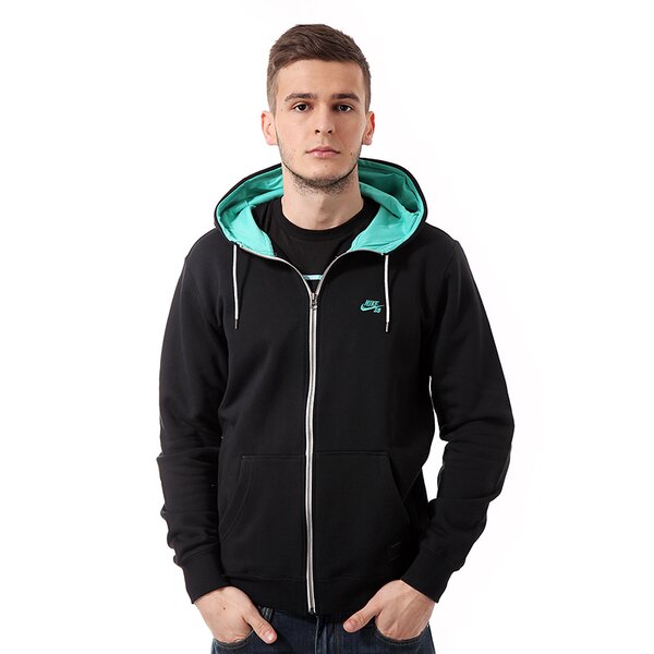 Bluza męska NIKE BLUZA SB ICON FULL ZIP HOODIE 618512014 kolor czarny