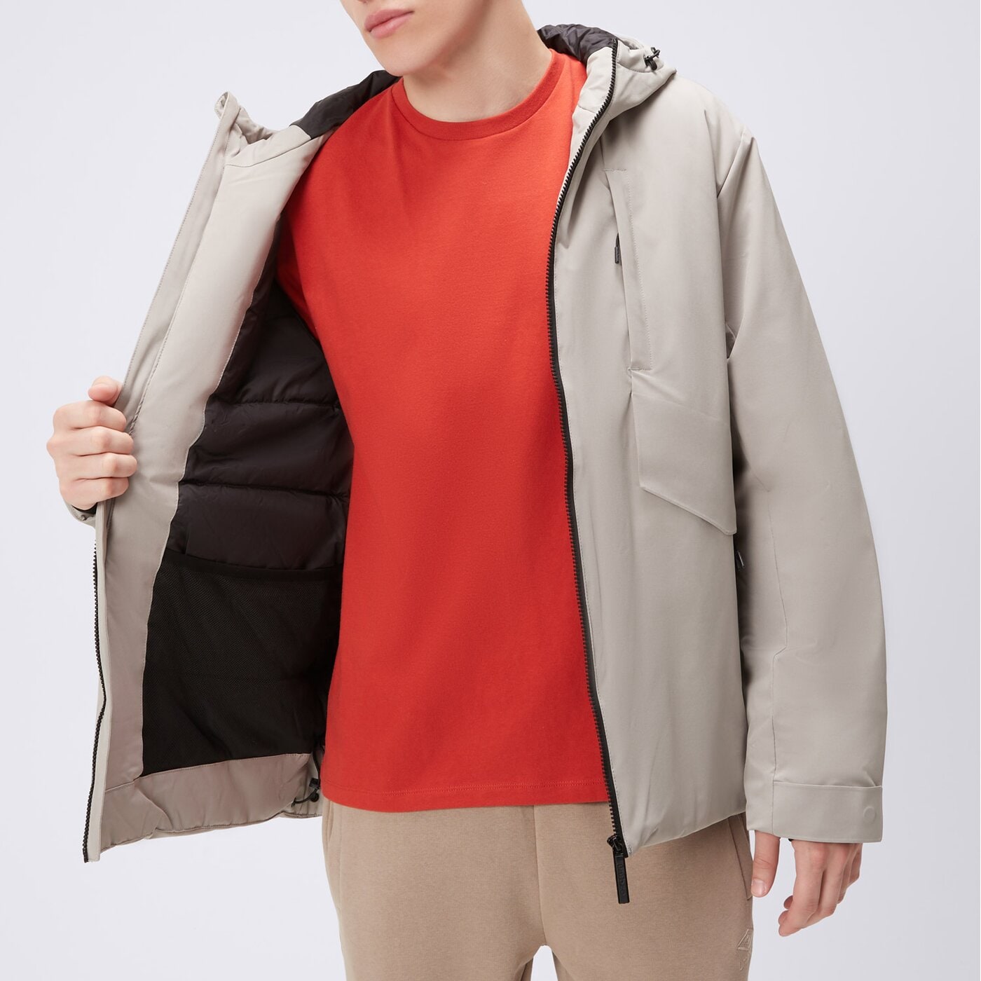 Kurtka zimowa męska UMBRO KURTKA ZIMOWA UMBRO ESS GREEN ul325kum02006 kolor khaki