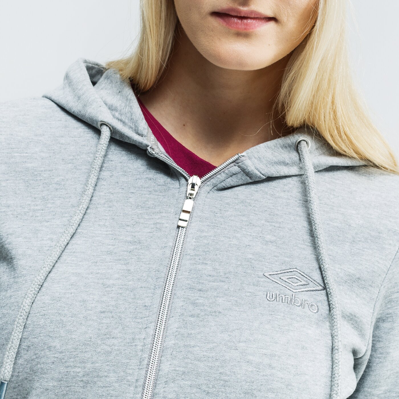 Bluza damska UMBRO BLUZA ROZPINANA Z KAPTUREM OTAMA ul320bld22003 kolor szary