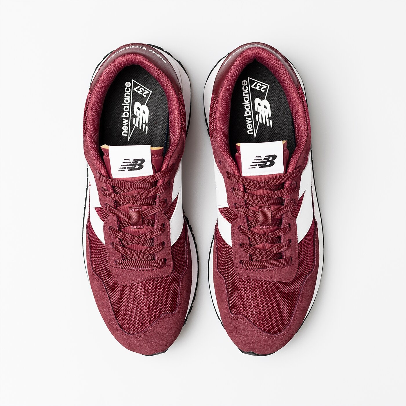 Buty sportowe męskie NEW BALANCE 237  ms237cf kolor bordowy