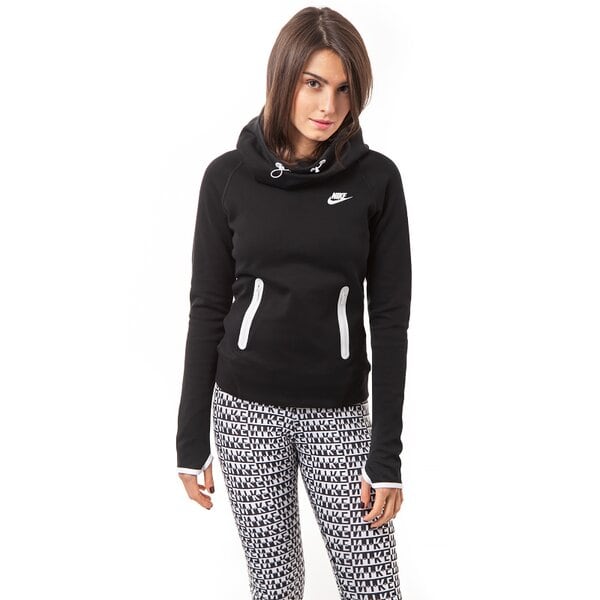 Bluza damska NIKE BLUZA TECH FLEECE HOODIE 642663011 kolor czarny