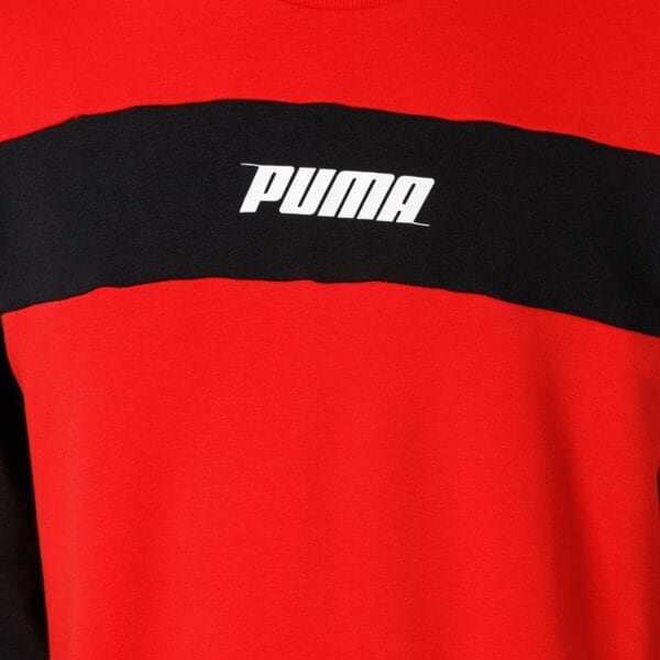 Bluza męska PUMA BLUZA REBEL CREW TR 85419711 kolor czerwony