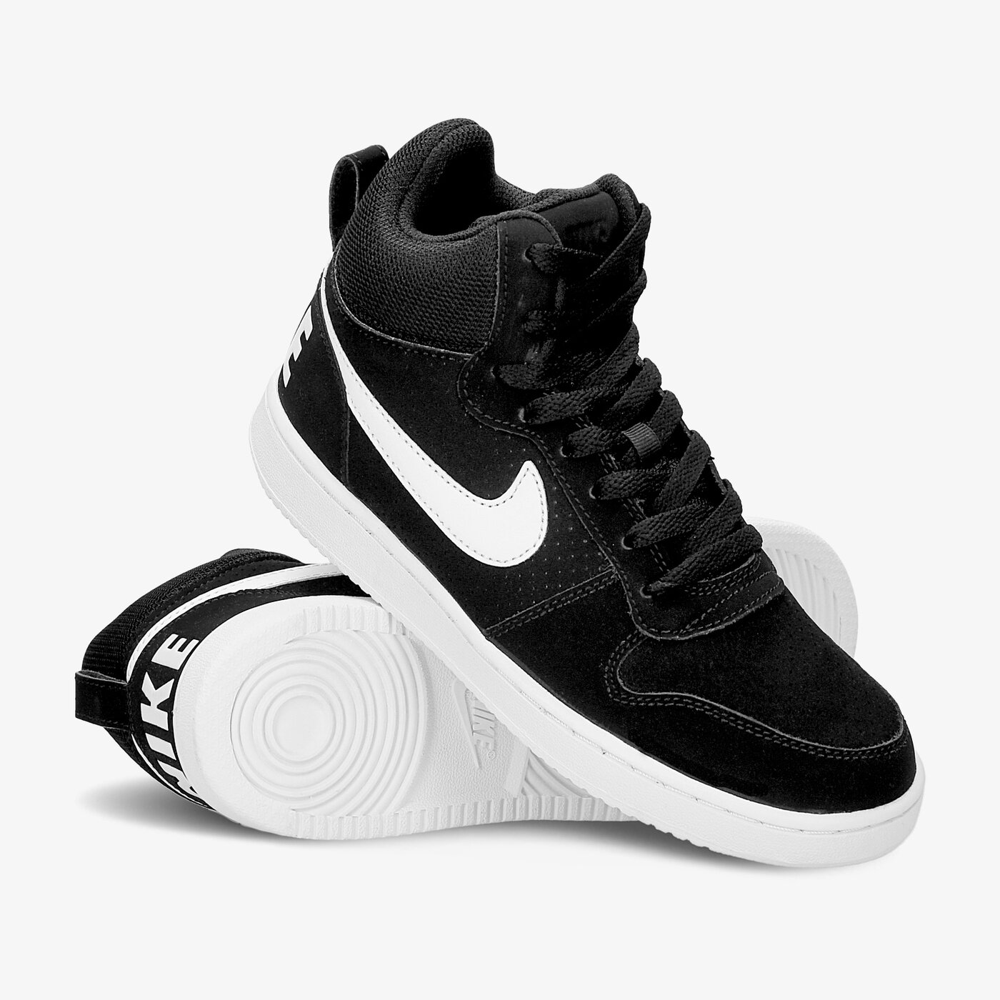 Buty sportowe damskie NIKE WMNS COURT BOROUGH MID 844906-010 kolor czarny