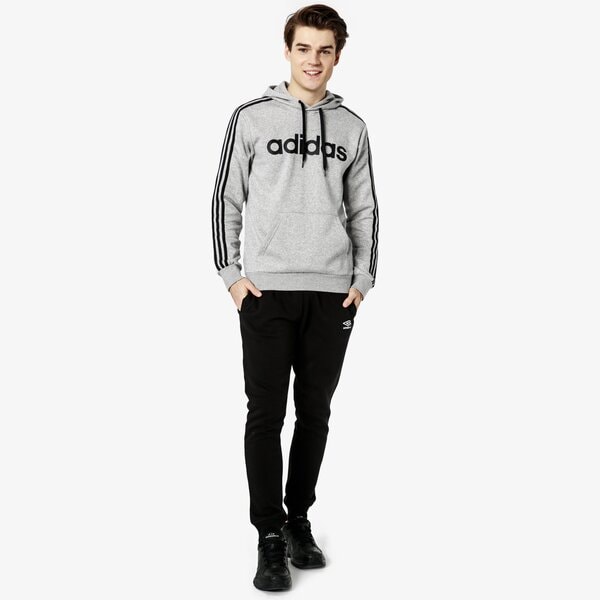 Bluza męska ADIDAS BLUZA E 3S PO FL du0495 kolor szary
