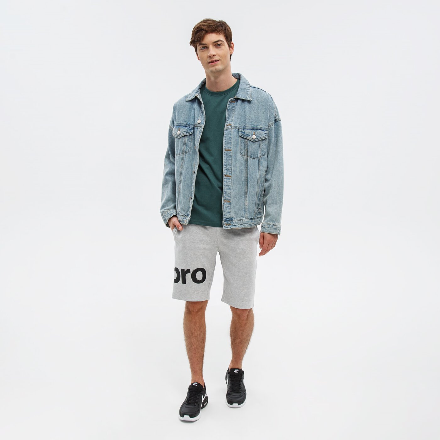 Koszulka męska UMBRO T-SHIRT MARLON ul122tsm90004 kolor zielony