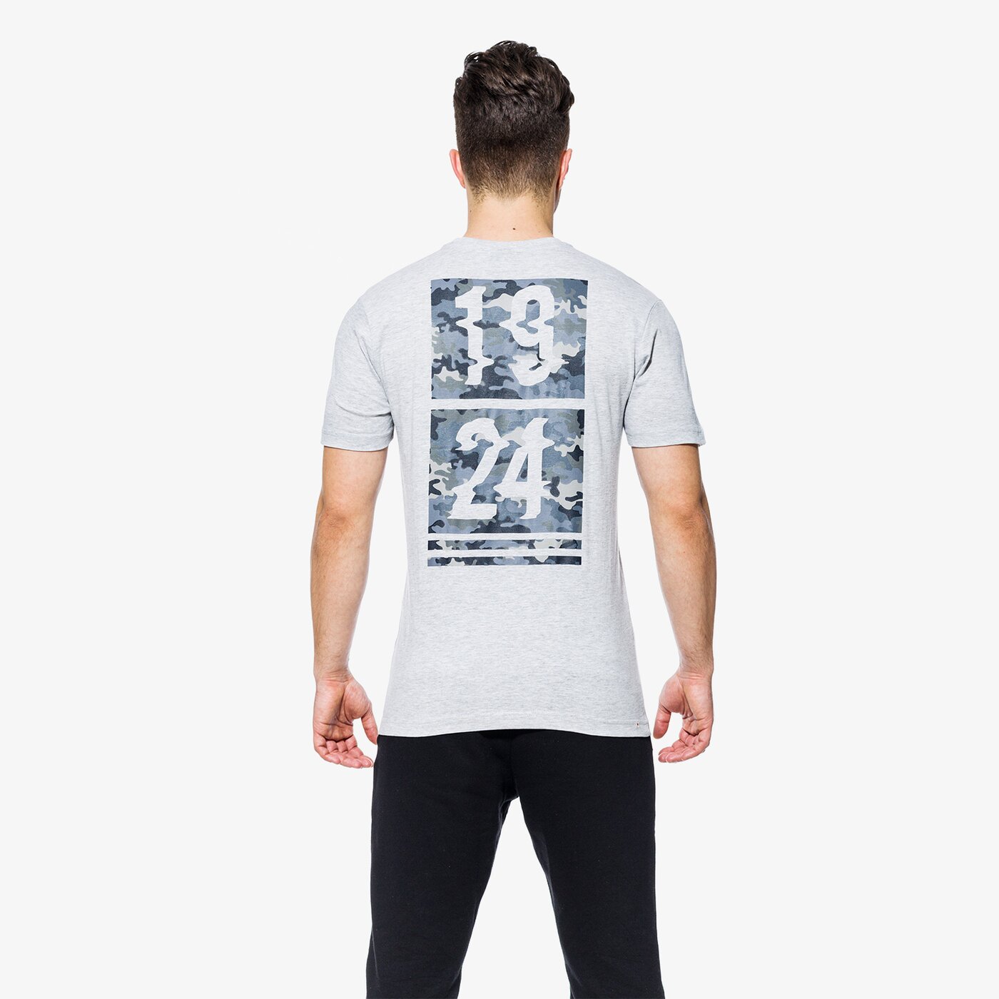 Koszulka męska UMBRO T-SHIRT DATE ul18tsm04001 kolor szary