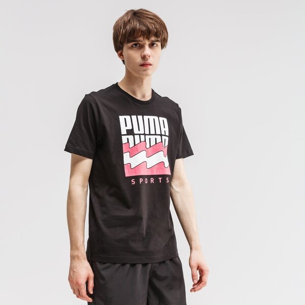 Koszulka męska PUMA T-SHIRT SUMMER GRAPHIC 581553 01 kolor czarny