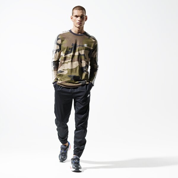 Bluza męska ADIDAS BLUZA CAMO LS TEE dv2055 kolor brązowy