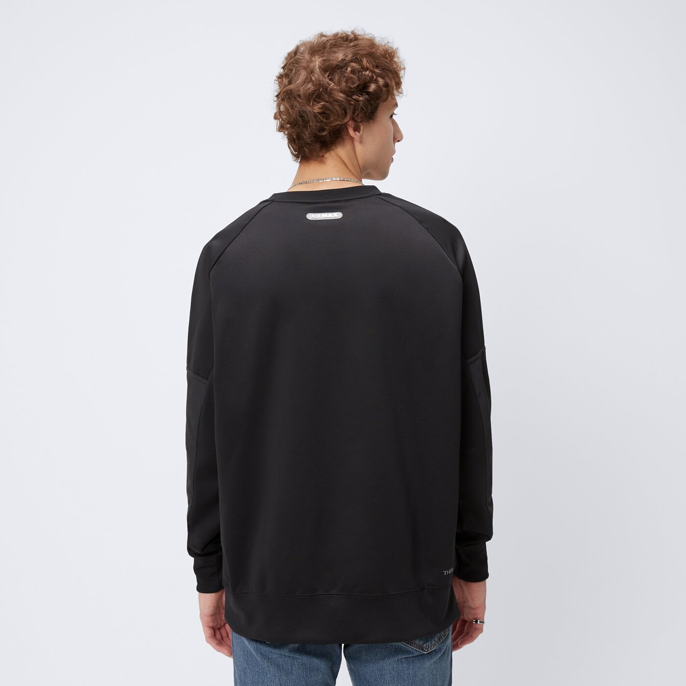 Bluza męska NIKE BLUZA M NSW AIR MAX CVS CREW fn7892-010 kolor czarny