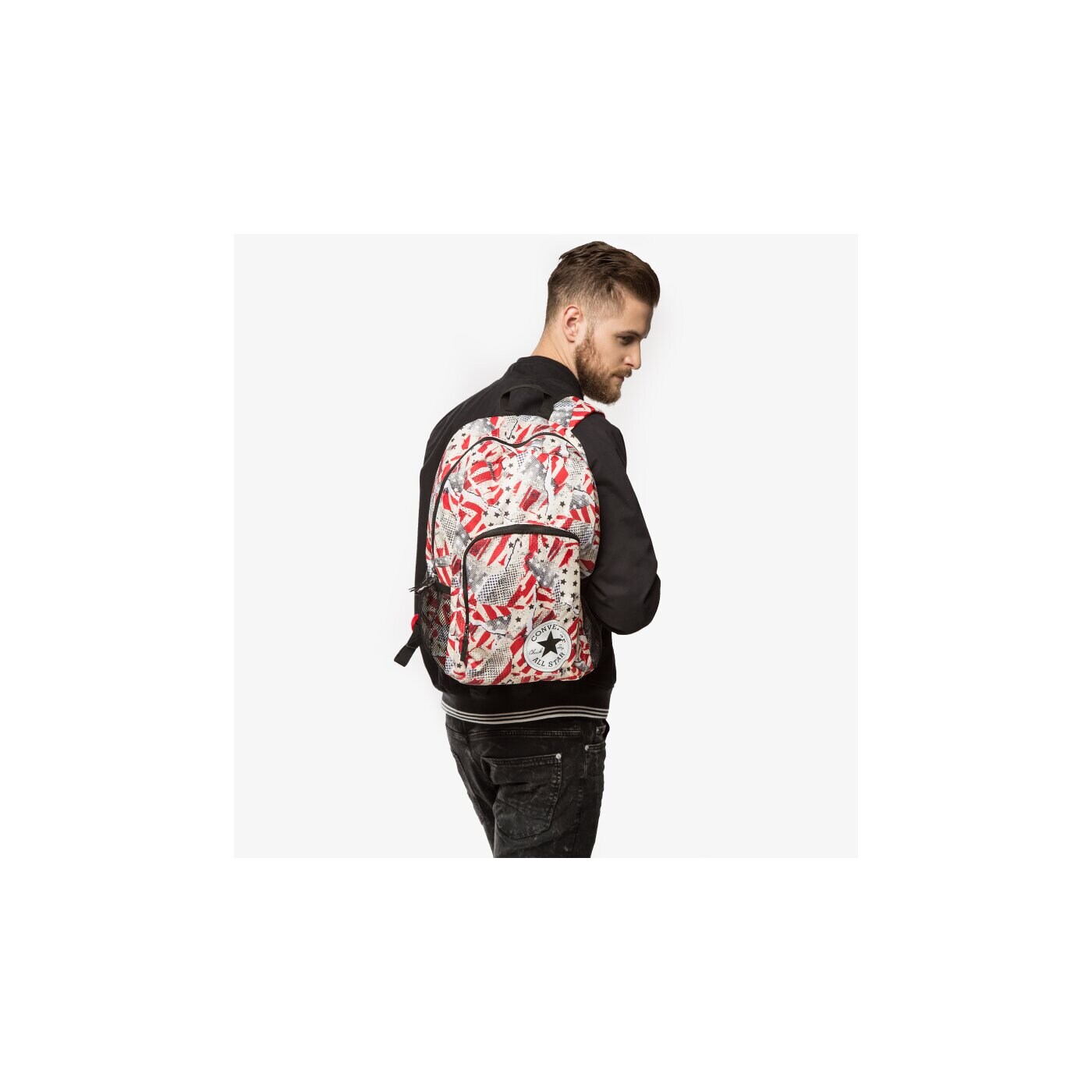 Plecak damski CONVERSE PLECAK ALL IN II AMERICANA GLITCH PRINT 410851934 kolor multicolor