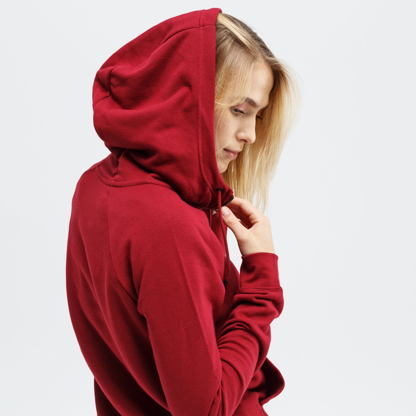 Bluza damska NIKE BLUZA W NSW ESSNTL FZ FLC bv4122-677 kolor bordowy