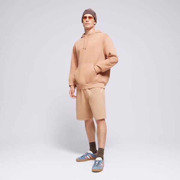 Bluza męska NEW ERA BLUZA Z KAPTUREM NE WASHED OVERSIZED NONE 60502669 kolor brązowy