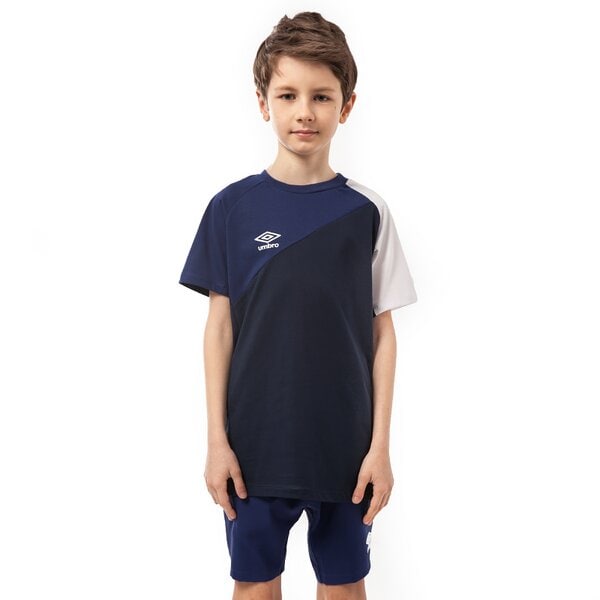 Koszulka dziecięca UMBRO T-SHIRT CVC COTTON TEE 62960ucy4 kolor granatowy