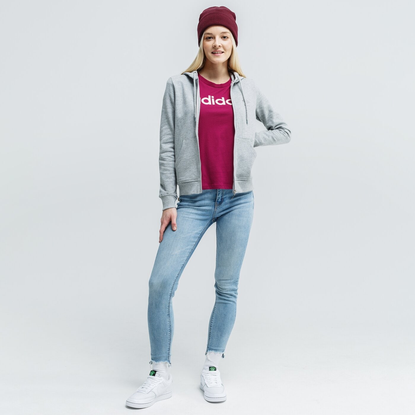 Bluza damska UMBRO BLUZA ROZPINANA Z KAPTUREM OTAMA ul320bld22003 kolor szary