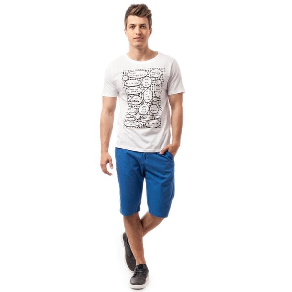 Koszulka męska CONFRONT T-SHIRT ZEROS cf15tsmpr011 kolor biały