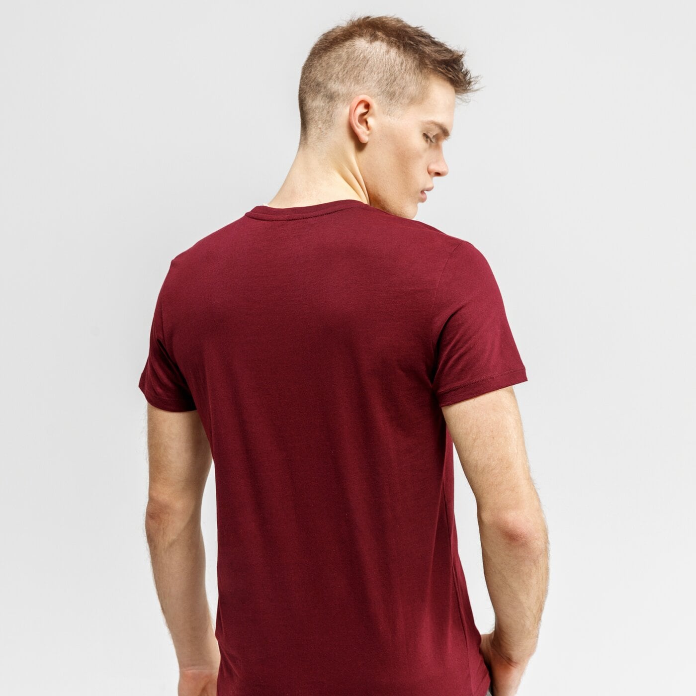 Koszulka męska LONSDALE T-SHIRT SS ORIGINAL 112048-2003 kolor bordowy