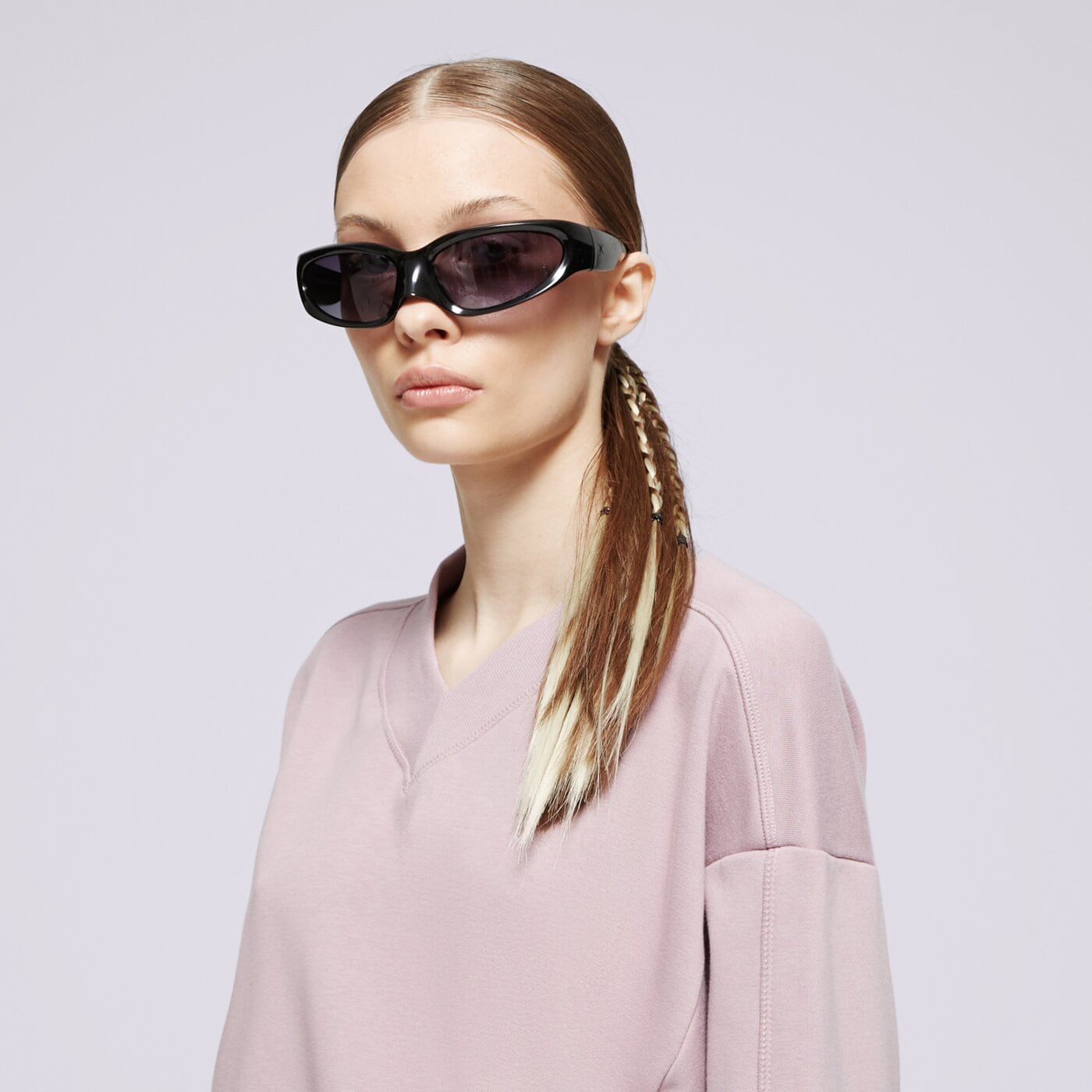 Bluza damska CHAMPION BLUZA CREWNECK CROPTOP ECO FUTURE e10007ps162 kolor fioletowy