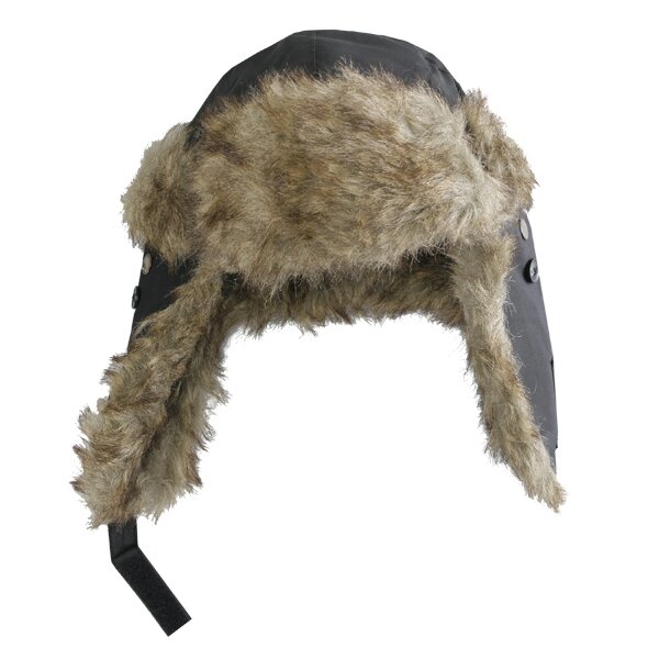 Czapka zimowa damska CONFRONT CZAPKA Z ASKIM BLACK cf31cauz09001 kolor czarny