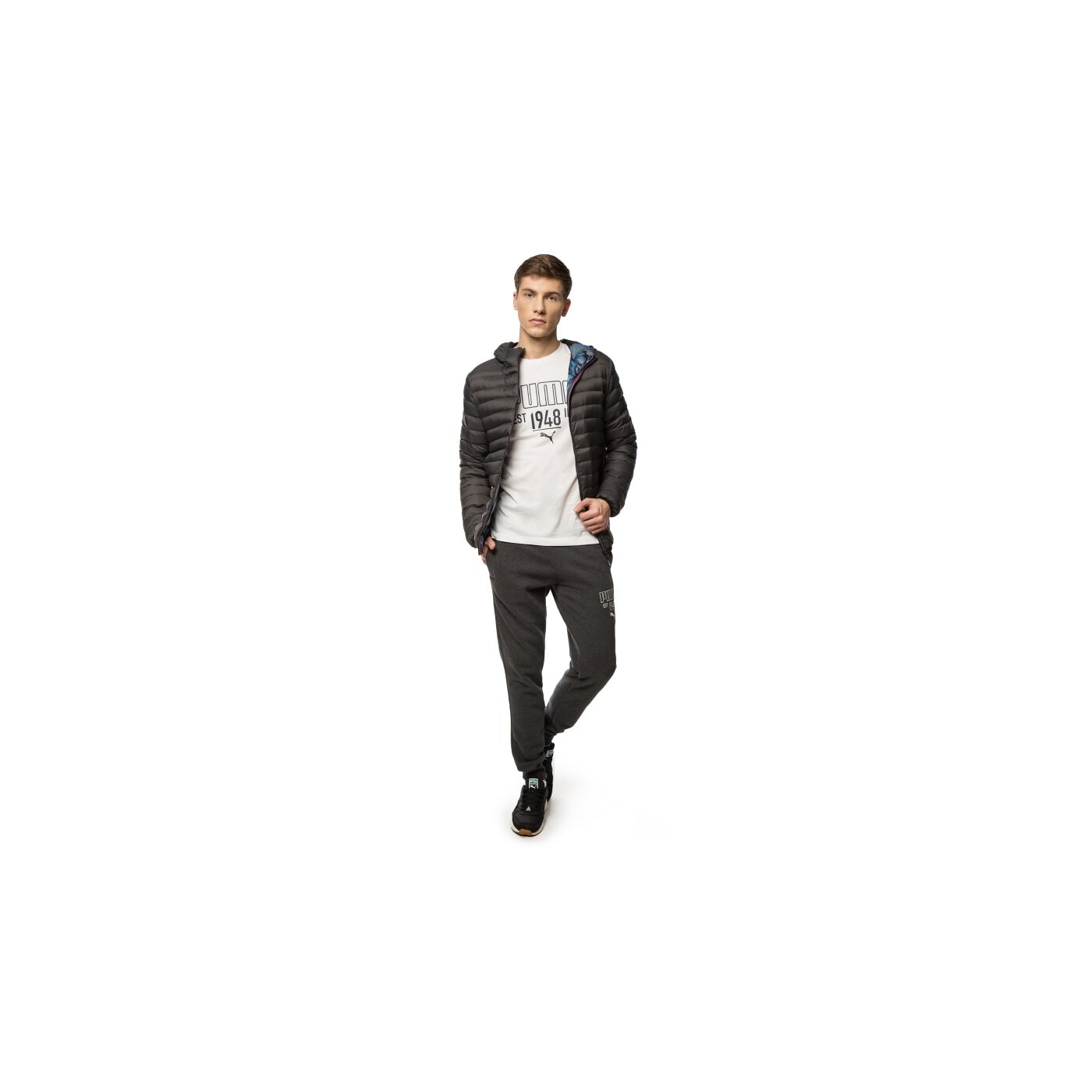 Koszulka męska PUMA T-SHIRT STYLE ATHL TEE 83410202 kolor biały