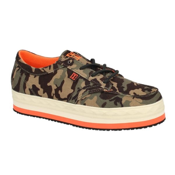 Buty sportowe damskie DC CREEPER TX  adjs100034aro kolor khaki