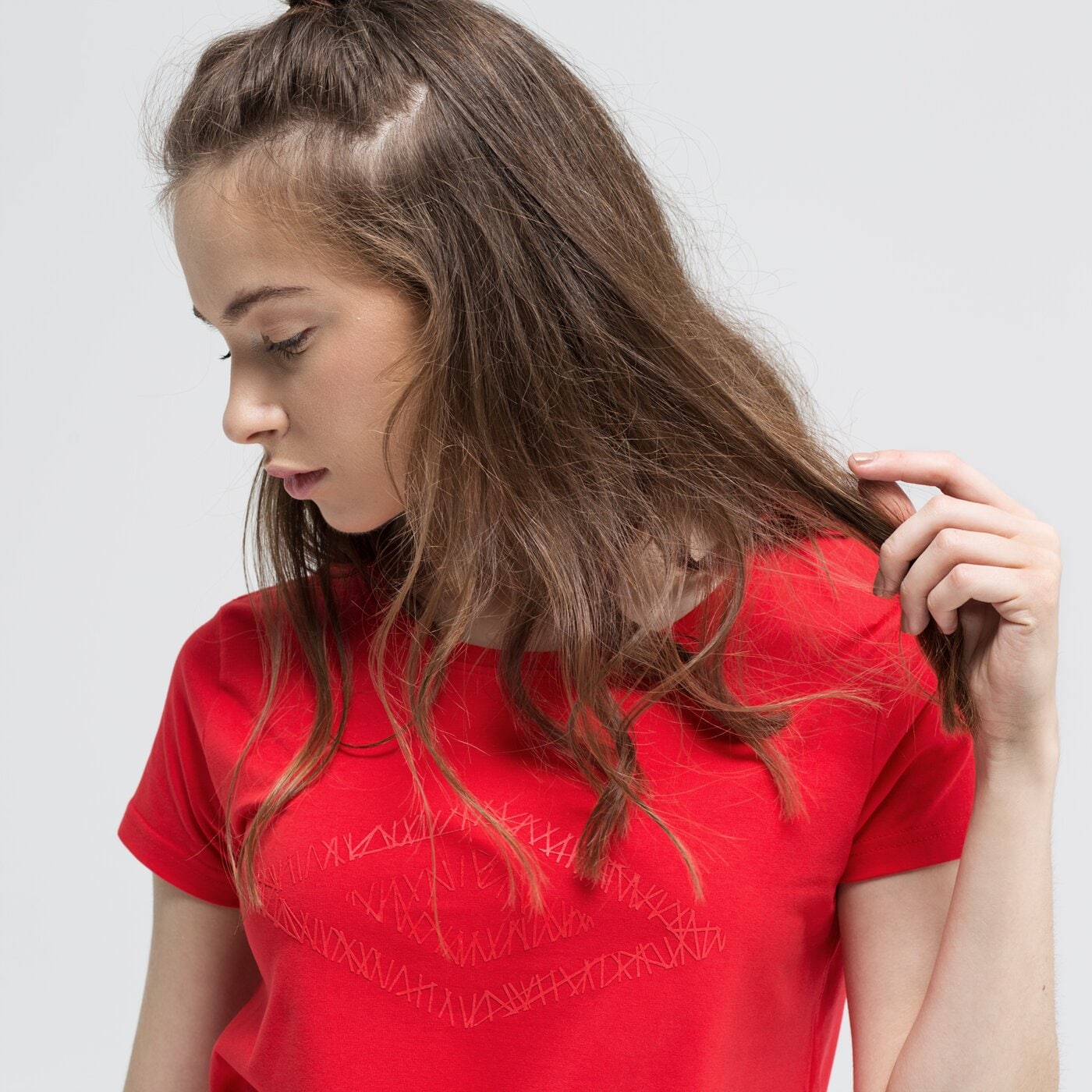 Koszulka damska UMBRO T-SHIRT HOSTA ul39tsd20001 kolor czerwony