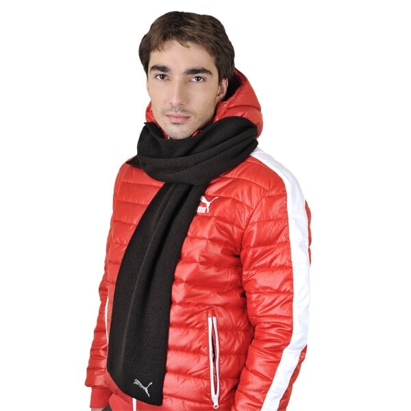  PUMA SZALIK FUNDALMENTALS KNIT SCARF 05212301 kolor czarny