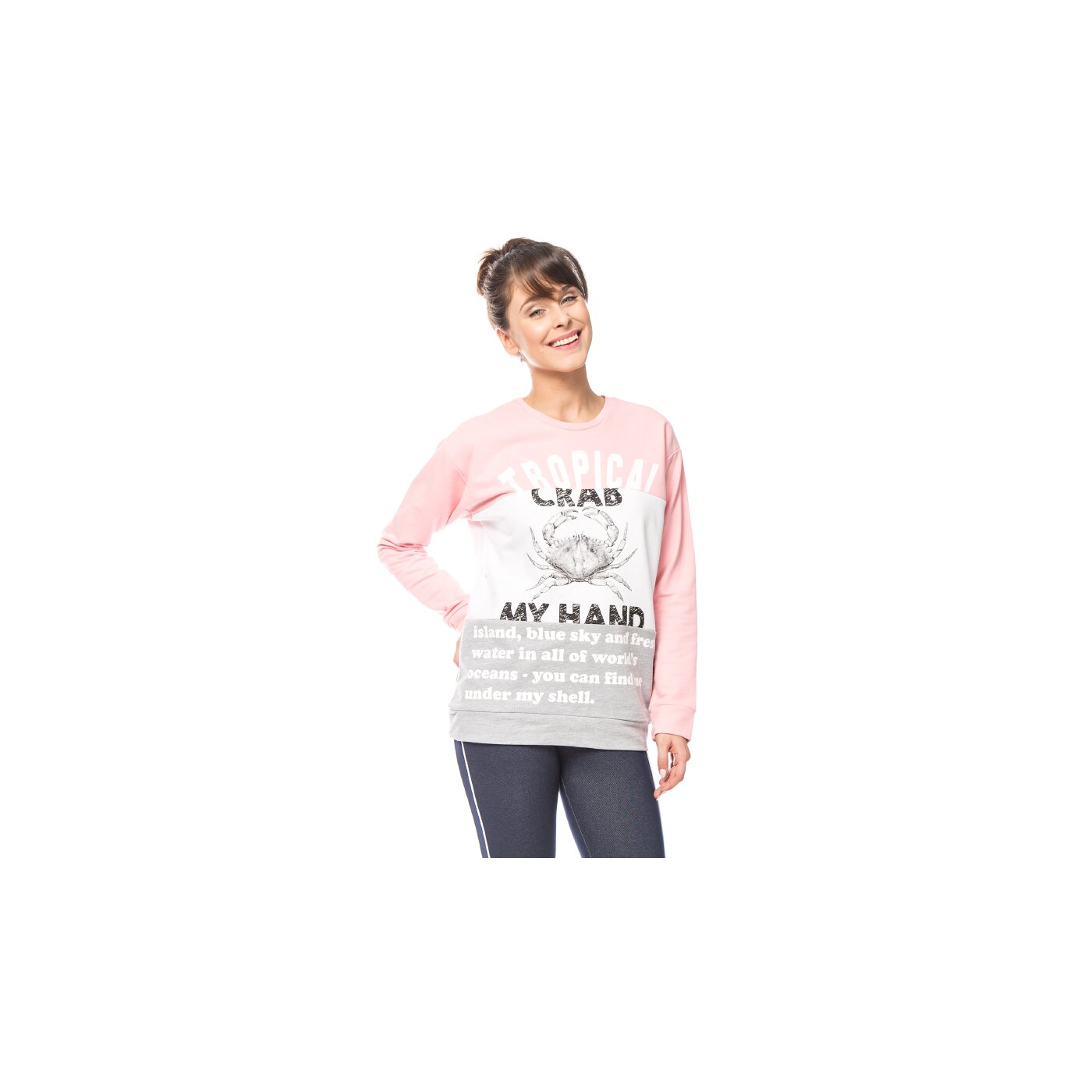 Bluza damska LOTTO BLUZA CRAB lo16bld14001 kolor różowy