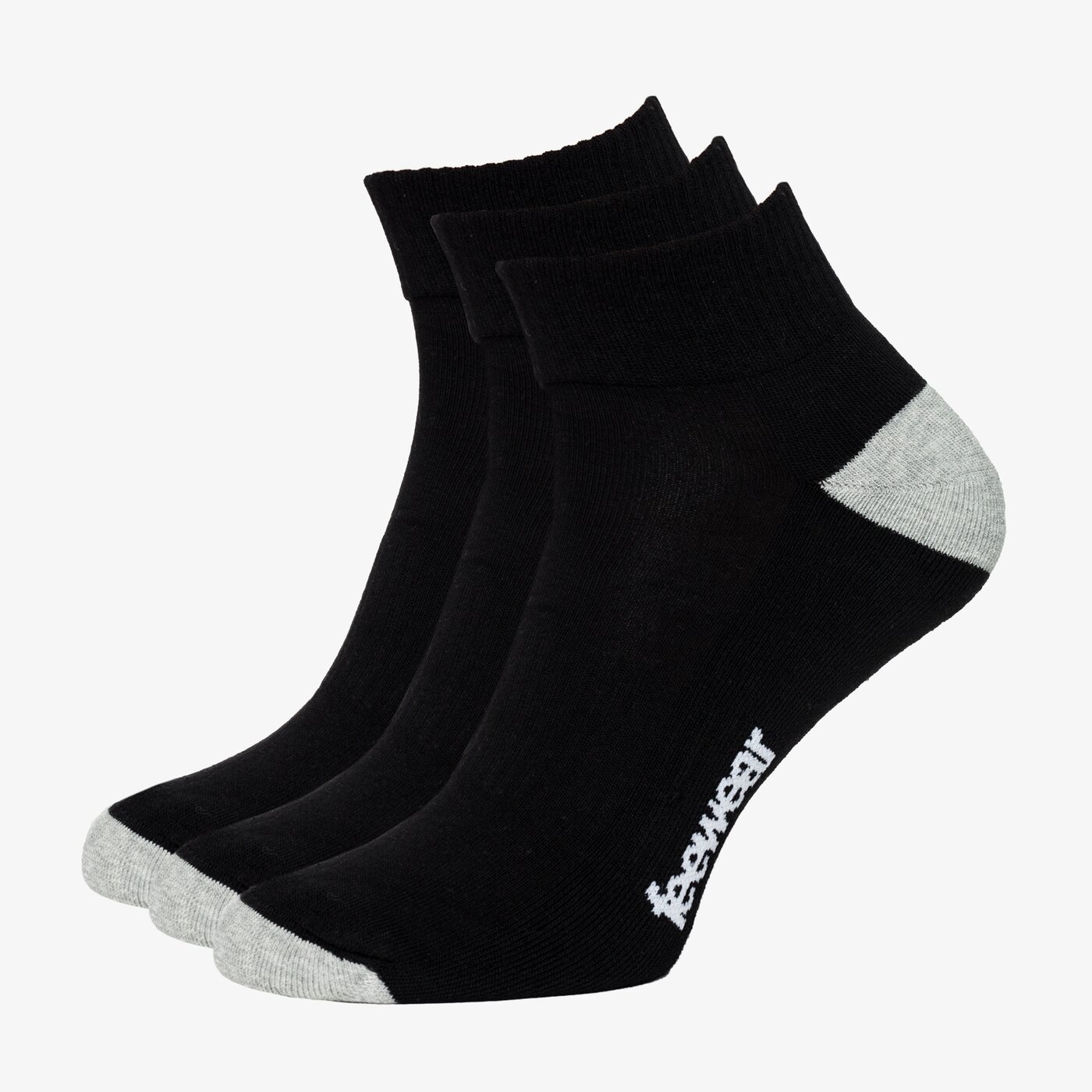 Skarpetki damskie FEEWEAR SKARPETY FR QUARTER 3PK BLK fw18mz100104 kolor czarny