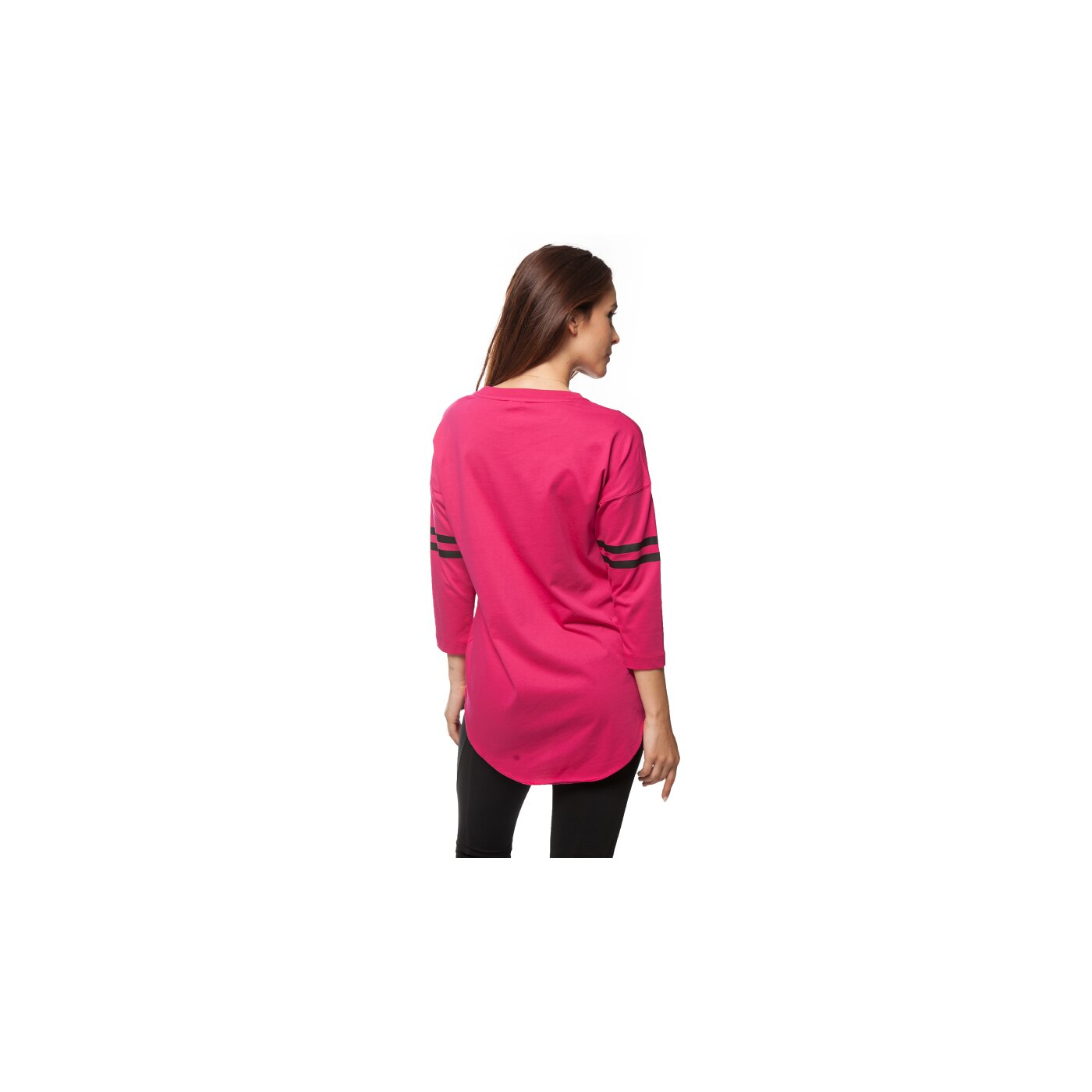 Koszulka damska NIKE T-SHIRT 3/4 LENGTH GRAPHIC TOP-95 726343607 kolor różowy