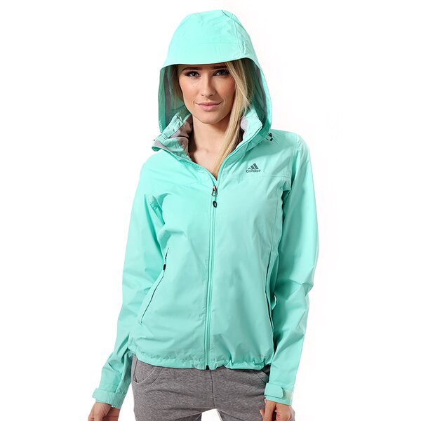 Kurtka przejściowa damska ADIDAS KURTKA W HT WANDERTAG f82340 kolor zielony