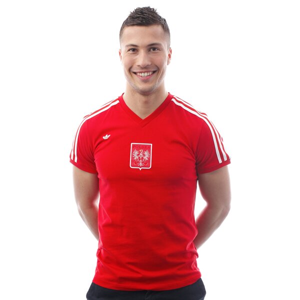 Koszulka męska ADIDAS T-SHIRT 2012 RED w46086 