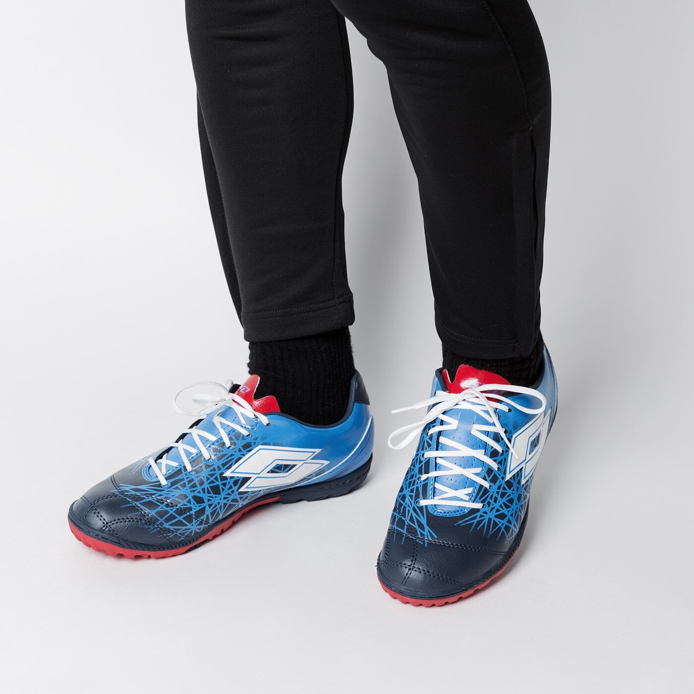 Buty piłkarskie męskie LOTTO LZG 700 IX TF s9648 kolor niebieski