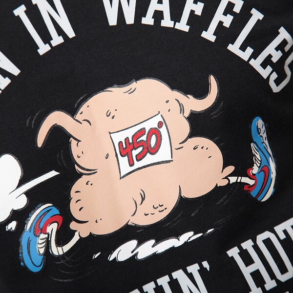 Koszulka męska NIKE T-SHIRT TEE-CHICKEN WAFFLES 631958010 kolor czarny