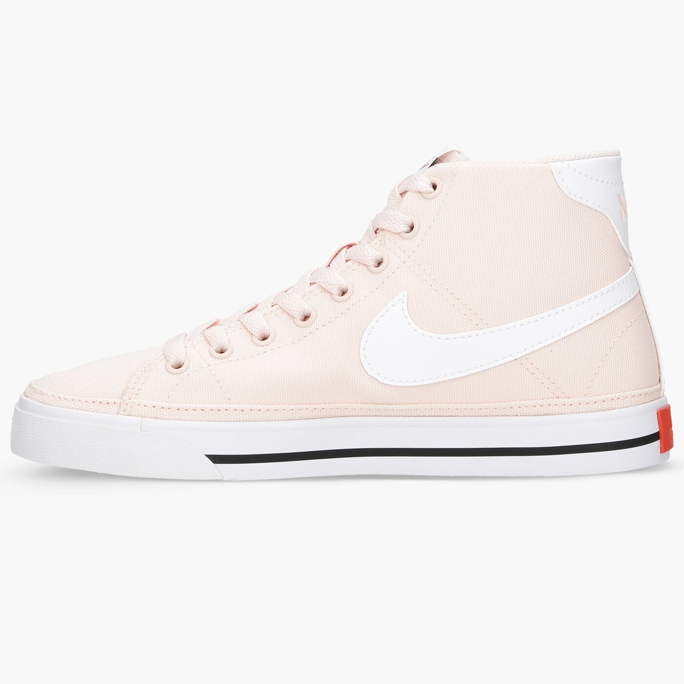 Buty sportowe damskie NIKE COURT LEGACY MID CANVAS dd0161-800 kolor różowy